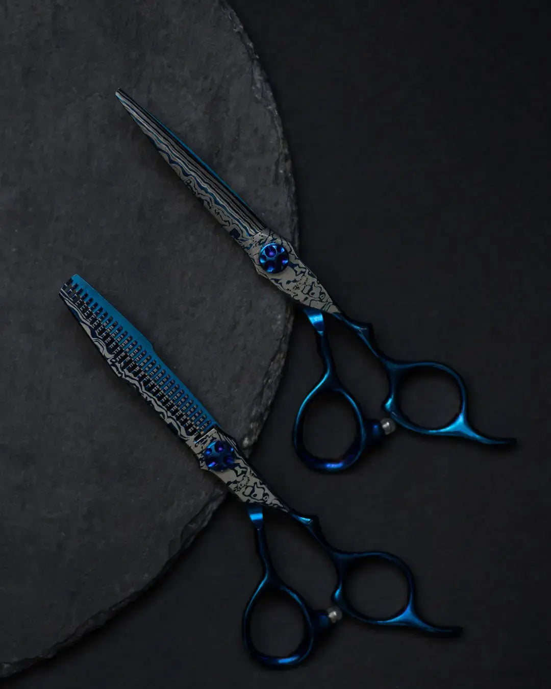 Kuroko Noir Series 6" Japanese Steel Hairdressing Scissors Sakura Scissors Hairdressing scissors, barber scissors Sakura Scissors
