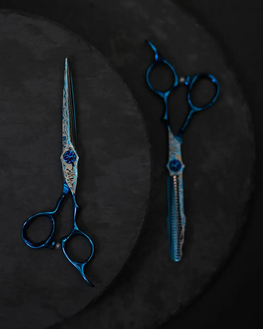 Kuroko Noir Series 6" Japanese Steel Hairdressing Scissors Sakura Scissors Hairdressing scissors, barber scissors Sakura Scissors
