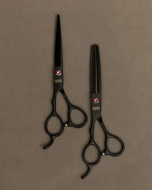 Kage Shadow Series 5,5" Left Handed Japanese Steel Hairdressing Scissors Fire Dragon 001 Store Hairdressing scissors, barber scissors Fire Dragon 001 Store