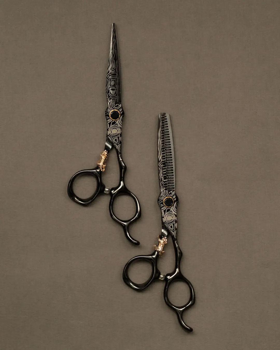 Ganbatte Series 6" Japanese Steel Hairdressing Scissors Sakura Scissors Hairdressing scissors, barber scissors Sakura Scissors
