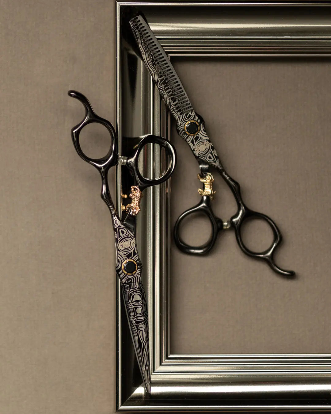 Ganbatte Series 6" Japanese Steel Hairdressing Scissors Sakura Scissors Hairdressing scissors, barber scissors Sakura Scissors