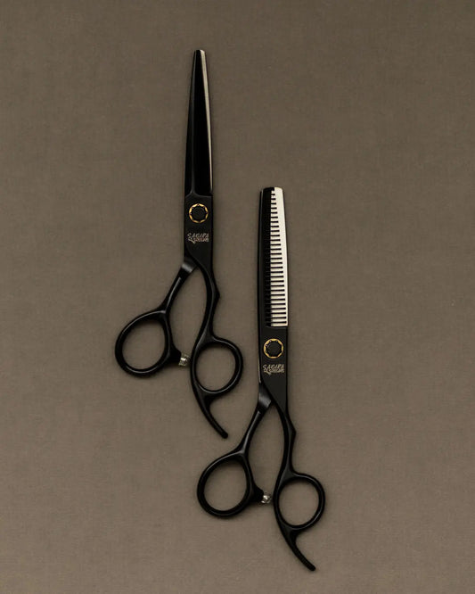 Yoru Midnight Series 6" Japanese Steel Hairdressing Scissors Sakura Scissors Hairdressing scissors, barber scissors Sakura Scissors