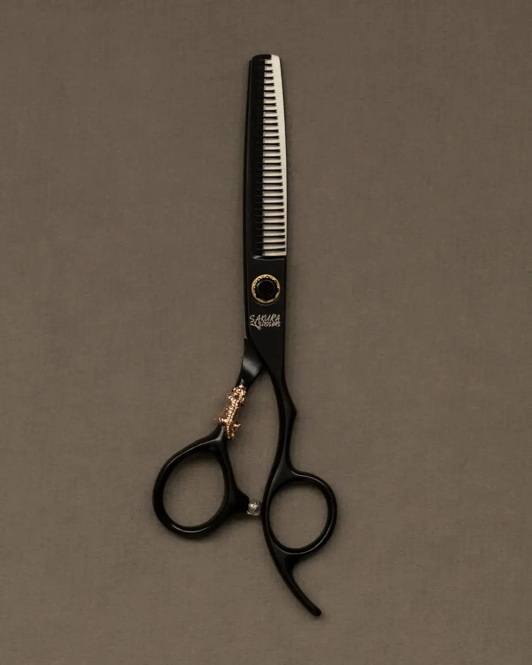 Kuroku Noir Series 6" Japanese Steel Hairdressing Scissors Sakura Scissors Hairdressing scissors, barber scissors Sakura Scissors