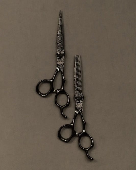Tsukiya Twilight Series 6" Japanese Steel Hairdressing Scissors Sakura Scissors Hairdressing scissors, barber scissors Sakura Scissors