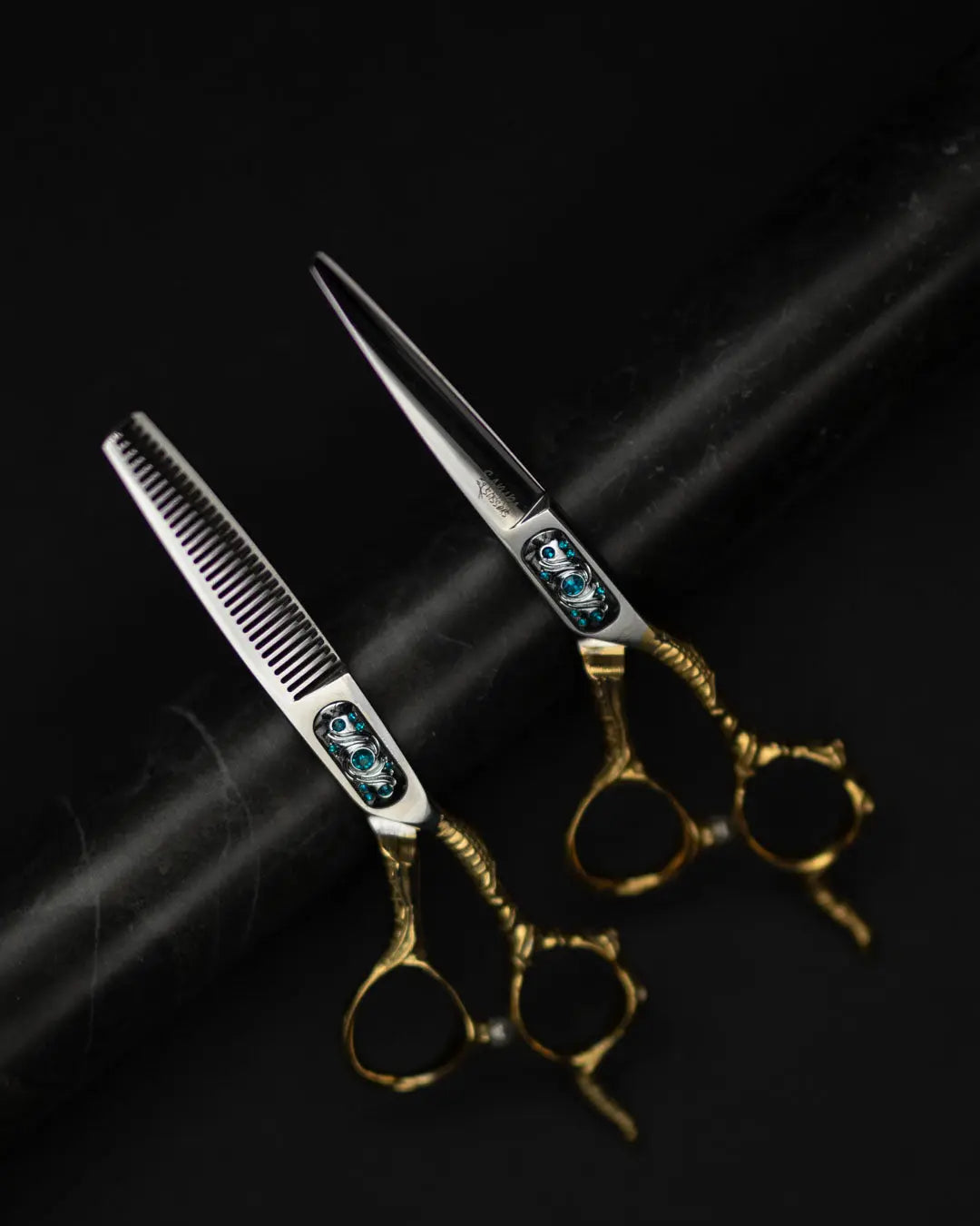 Kitsune Foxfire 6" Japanese Steel Hairdressing Scissors Sakura Scissors Hairdressing scissors, barber scissors Sakura Scissors
