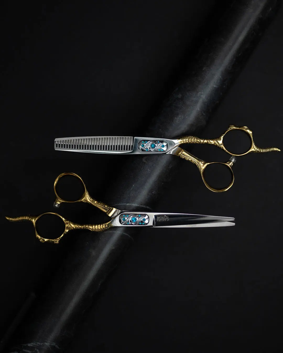 Kitsune Foxfire 6" Japanese Steel Hairdressing Scissors Sakura Scissors Hairdressing scissors, barber scissors Sakura Scissors