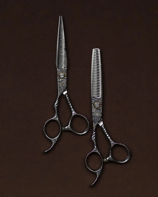 Kintsugi Series 6" Left-Handed Japanese Hairdressing Scissors Sakura Scissors Hairdressing scissors, barber scissors Sakura Scissors